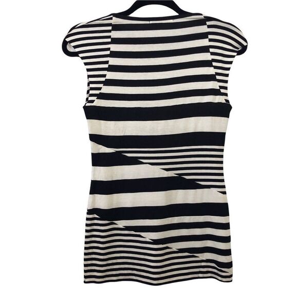 Bailey 44 Black and White Short Sleeve Top - Picture 2 of 7